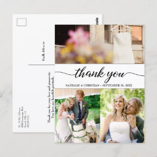 Classic Chic Wedding Photos Hartelijk dank voor sc Briefkaart