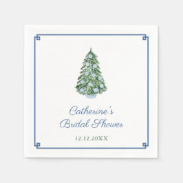 Classic Chinoiserie kerstboomfeest Feestdagen Servet