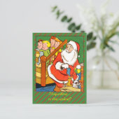 Classic Christmas Art Kaart of Briefkaart (Staand voorkant)