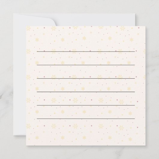 Classic Christmas Bells Holiday Card (Achterkant)