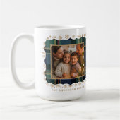 Classic Christmas Blu Plaid Photo Template ID1141B Koffiemok (Links)