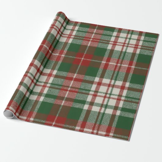 Classic Christmas Cadeaupapier (Uitgerold)