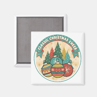 Classic Christmas Cheer Magneet