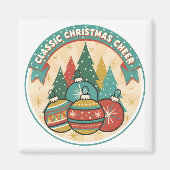 Classic Christmas Cheer Magneet (Voorkant)