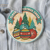 Classic Christmas Cheer Ronde Button 6,0 Cm (In situ)