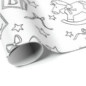 Classic Christmas Childhood Speelgoed Land Kleurbo Cadeaupapier (Rol Hoek)