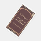 Classic Christmas Chinoiserie Romantic Wedding  Servet (Hoek)