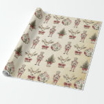 Classic Christmas  Chinoiserie Toile Jumbo Cadeaupapier<br><div class="desc">Wikkel uw kerstcadeaus in tijdloze elegantie met dit Classic Christmas Chinoiserie Toile cadeaupapier. Met ingewikkelde chinoiserie-geïnspireerde patronen en delicate wintermotieven, brengt deze luxe wrap een vleugje charme aan uw kerstfestiviteiten. Perfect voor het toevoegen van een verfijnde touch aan cadeaus, dit hoogwaardige inpakpapier creëer is een prachtige, gedenkwaardige geschenkpresentatie onder de...</div>