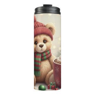 Classic Christmas Comfort Bear Thermosbeker