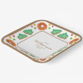 Classic Christmas Cookie papier Bord (Gebogen)