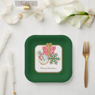 Classic Christmas Cookies papieren Bord