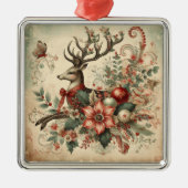 Classic Christmas Deer Ornament (Voorkant)