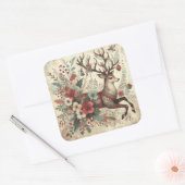 Classic Christmas Deer Stickers (Envelop)