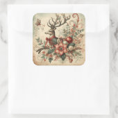 Classic Christmas Deer Stickers (Tas)