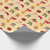 Classic Christmas Delights inpakpapier (Hoek)
