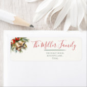 Classic Christmas Elegance Return Address Label (Insitu)