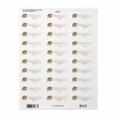 Classic Christmas Elegance Return Address Label (Full Sheet)