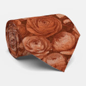 Classic Christmas Gift For Him Ranunculus Flower Stropdas (Opgerold)