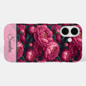 Classic Christmas Gift Peony Custom Case-Mate iPhone Case (Achterkant (horizontaal))