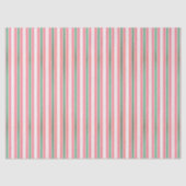 Classic Christmas Green Red Stripes Tissuepapier (Voorkant)