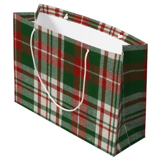 Classic Christmas Groot Cadeauzakje (Achterkant Gekanteld)