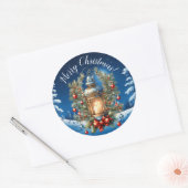 Classic Christmas I Ronde Sticker (Envelop)