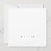 Classic Christmas Joy in Gold Flat Holiday Kaart (Achterkant)