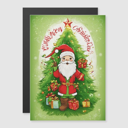 "Classic Christmas Kaart" (Voorkant / Achterkant)