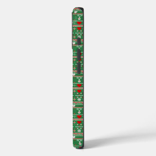 Classic Christmas Knit Case-Mate iPhone Case (Achterkant / Links)