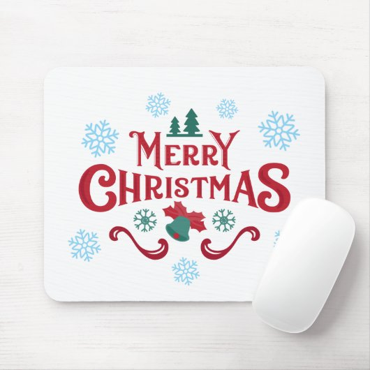 Classic Christmas Mousepad Muismat (Met muis)