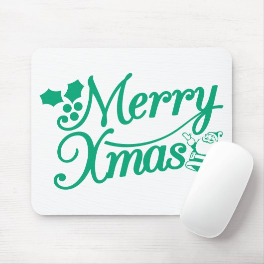 Classic Christmas Mousepad Muismat (Met muis)