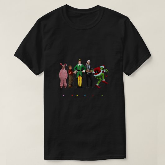 Classic Christmas Movie Character Friends Classic  T-shirt (Design voorkant)