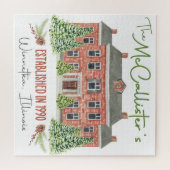 Classic Christmas Movie House Puzzel Legpuzzel (Horizontaal)