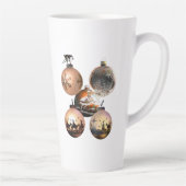 Classic Christmas Ornament Assortment Latte Mok (Rechts)
