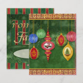 Classic Christmas Ornament Kaarten van Audrey Jean (Voorkant / Achterkant)