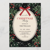 Classic christmas party  kaart (Voorkant)