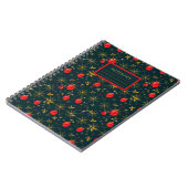 Classic Christmas Pattern Softcover Notebook Notitieboek (Linkerzijde)