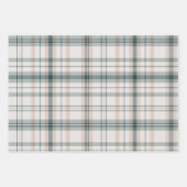 Classic Christmas Plaid collectie Inpakpapier Vel (Voorkant 2)