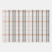 Classic Christmas Plaid collectie Roze Collectie Inpakpapier Vel (Voorkant 3)