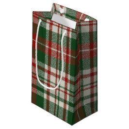Classic Christmas Plaid Klein Cadeauzakje