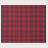 Classic Christmas Red and Black Buffalo Check Cadeaupapier (Vlak)