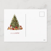 Classic Christmas Red Green Plaid 3 Photo  Feestdagenkaart (Achterkant)