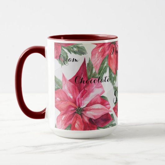 CLASSIC CHRISTMAS RED POINSETTIA FLOWER MOK (Links)