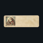 Classic Christmas Santa Adresetiketten Etiket<br><div class="desc">Klassieke Kerstman adresetiketten</div>