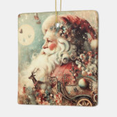 Classic Christmas Santa Ornament (Links)