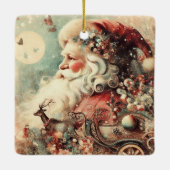 Classic Christmas Santa Ornament (Achterkant)