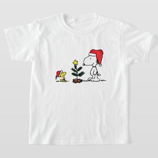 classic christmas snoopy and woodstock t-shirt (Laagn)