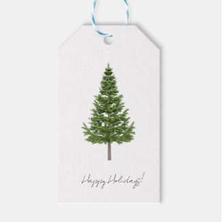 Classic Christmas Tree Gift Label Cadeaulabel