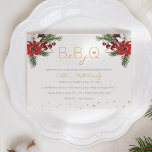 Classic Christmas White Baby-Q BBQ Baby shower Kaart<br><div class="desc">Deze Classic Christmas white baby-q bbq baby shower uitnodiging is ideaal voor een lief feestelijk baby shower! Duik in de magie van het seizoen met onze vrolijke en eenvoudige design en meng klassieke charme met een grillig sprookje. Dit collectie is versierd met schattige bosdieren en vrolijke en felle waterverf accenten...</div>