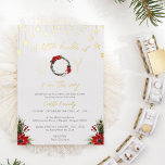 Classic Christmas White Bundel van Joy Baby shower Folie Uitnodiging<br><div class="desc">Deze Classic Christmas white bundel van joy baby shower folie uitnodiging is ideaal voor een lief feestelijk vakantie baby shower! Duik in de magie van het seizoen met onze vrolijke en eenvoudige design en meng klassieke charme met een grillig sprookje. Dit collectie is versierd met schattige bosdieren en vrolijke en...</div>